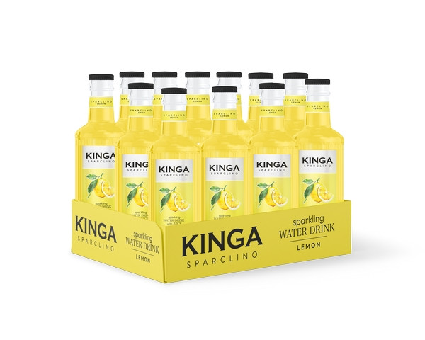 Kinga Sparclino Water Drink cytryna 250 ml szkło